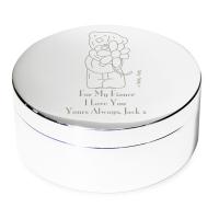 Personalised Me to You Bear Flower Round Trinket Box Extra Image 1 Preview